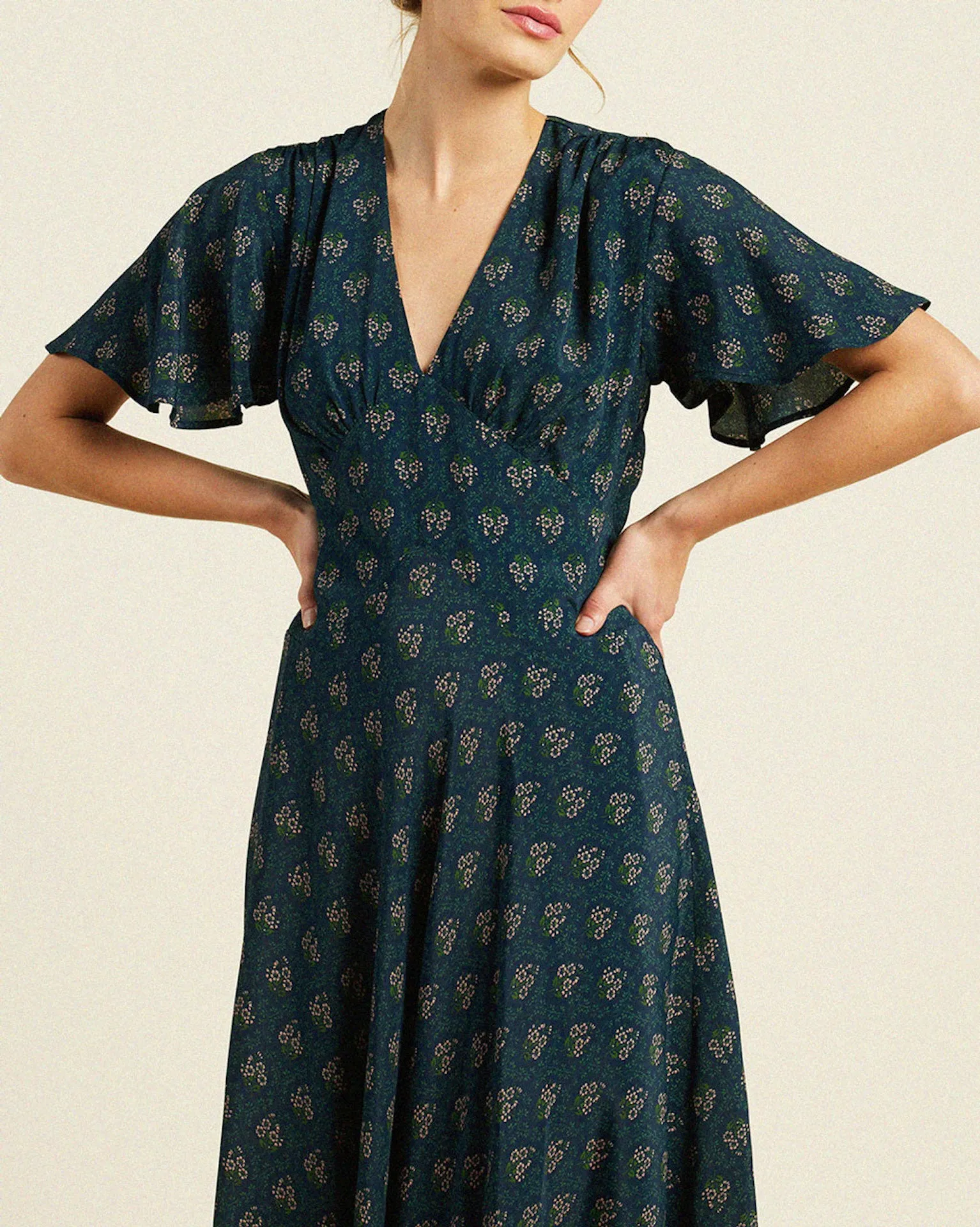 Serafina Dress Coastal Mosaic sold by Trovata product image thumbnail 3