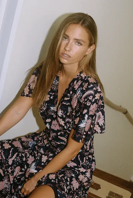 Serafina Dress Seaborne Floral sold by Trovata product image thumbnail 2