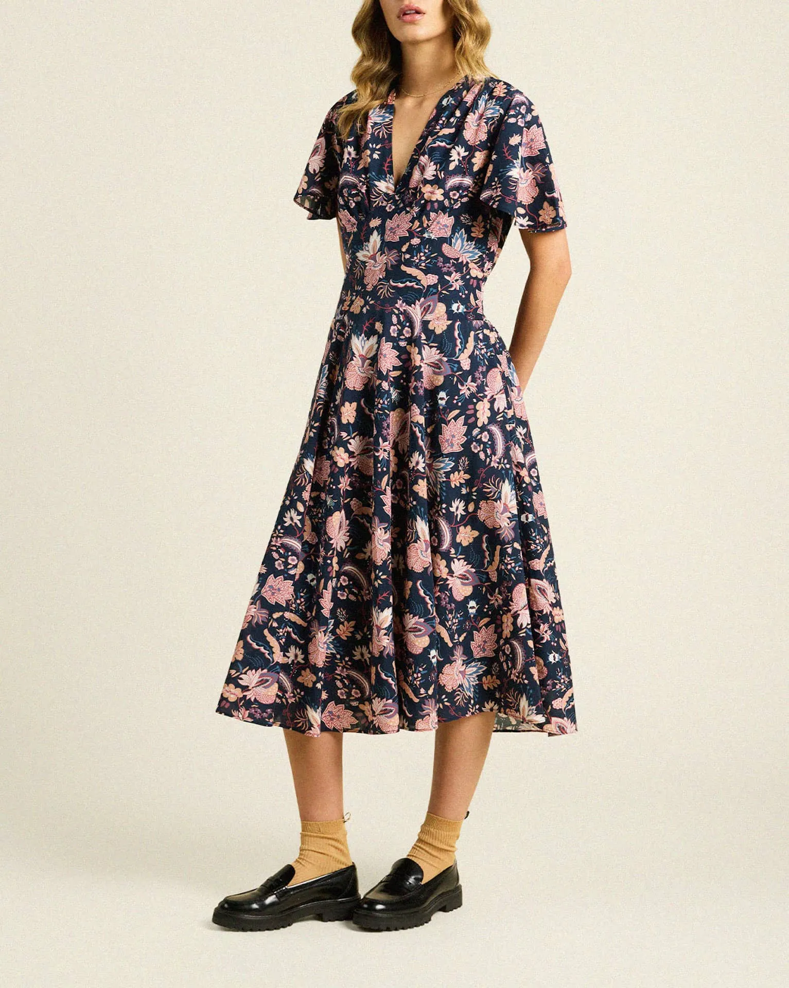Serafina Dress Seaborne Floral sold by Trovata product image thumbnail 3