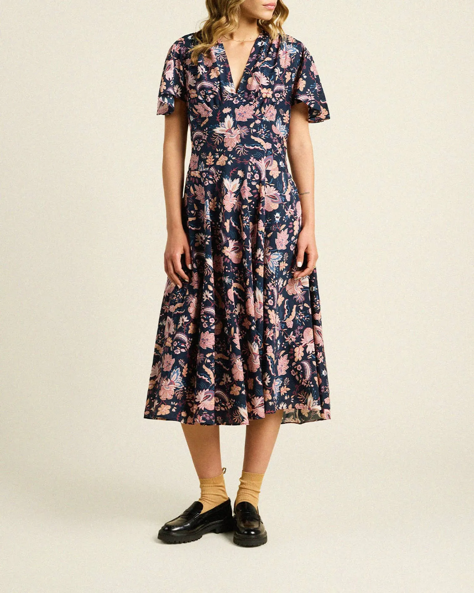 Serafina Dress Seaborne Floral sold by Trovata product image thumbnail 4