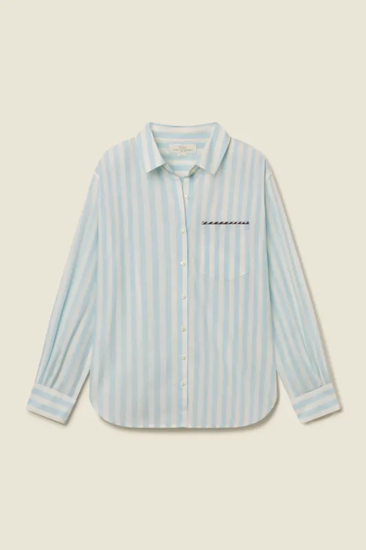 Gracie Shirt Isla Stripe made by Trovata