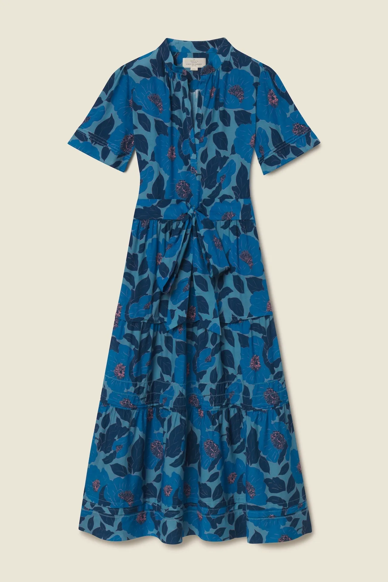 Luana Dress Lago Floral sold by Trovata