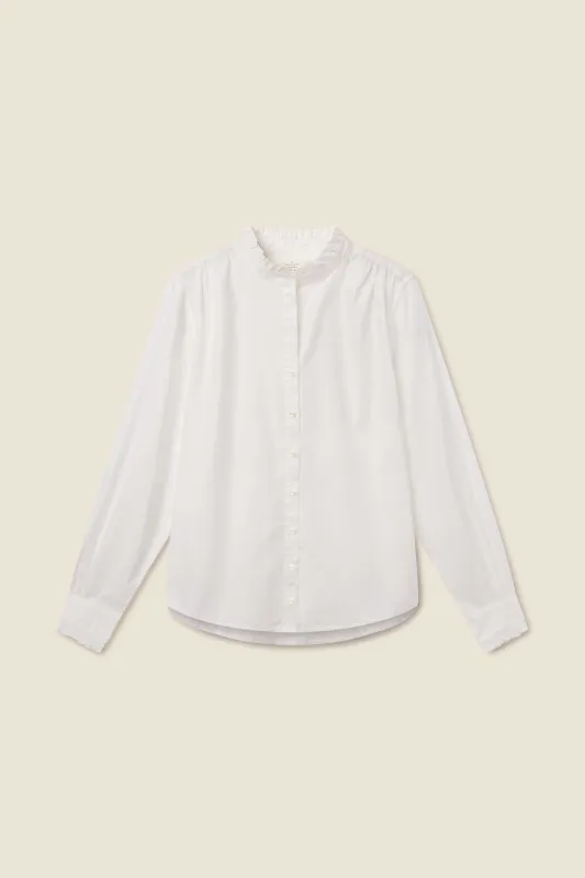 Rumi Blouse White made by Trovata