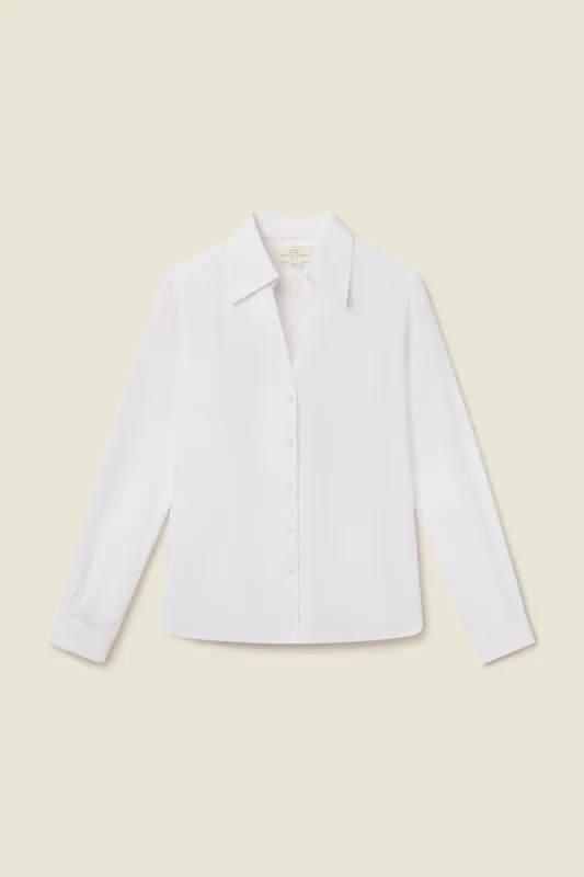 Justine Blouse White made by Trovata