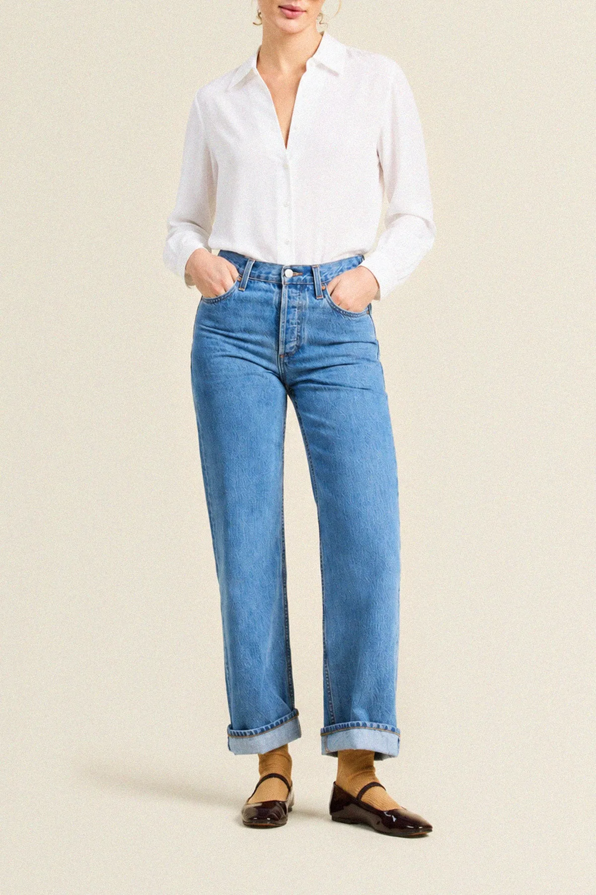 Justine Blouse White sold by Trovata product image thumbnail 2