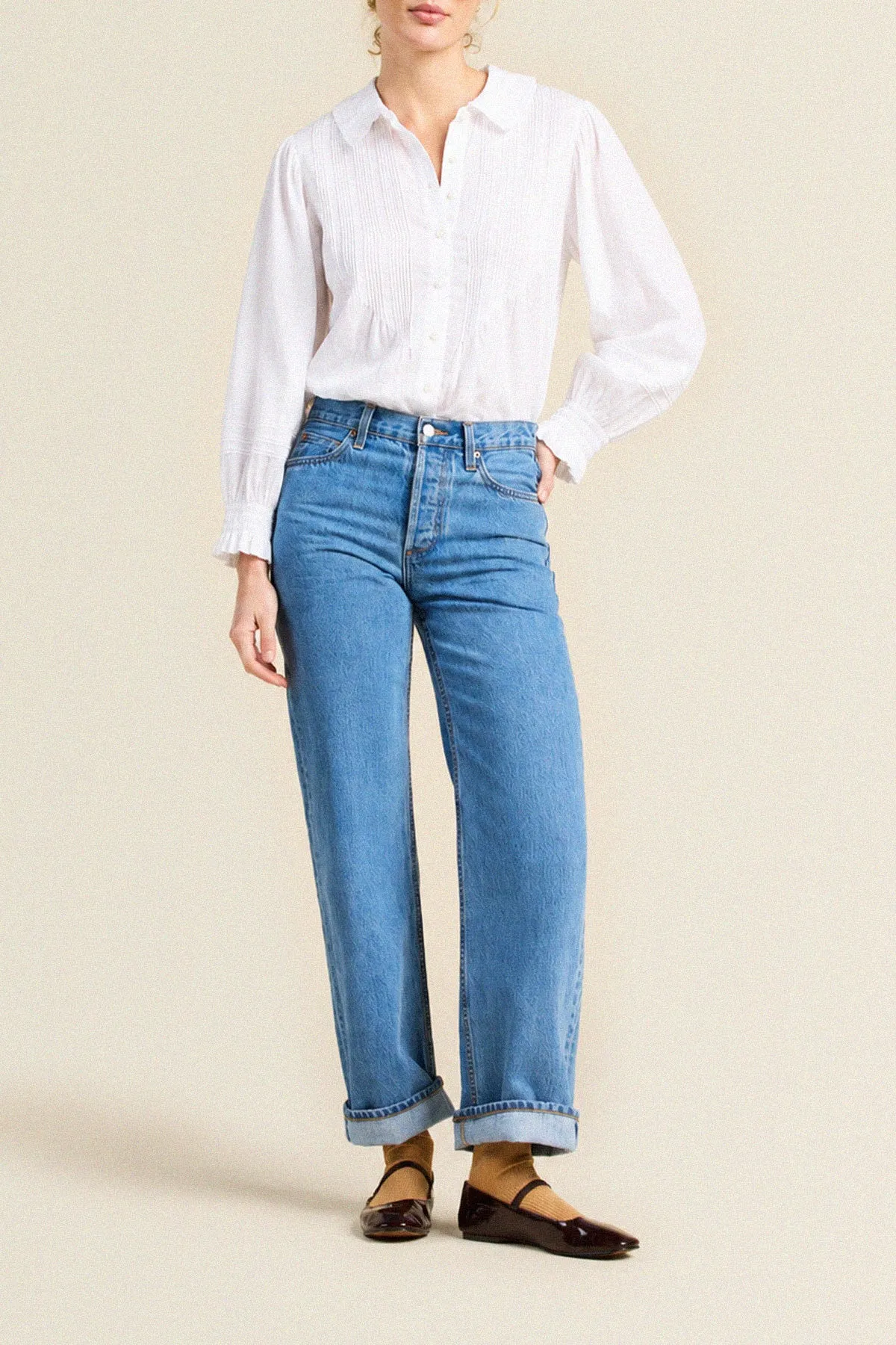 Francesca Blouse White sold by Trovata product image thumbnail 2