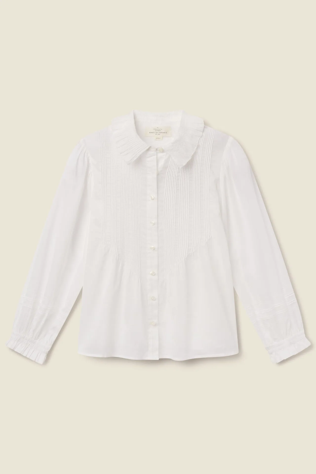 Francesca Blouse White sold by Trovata