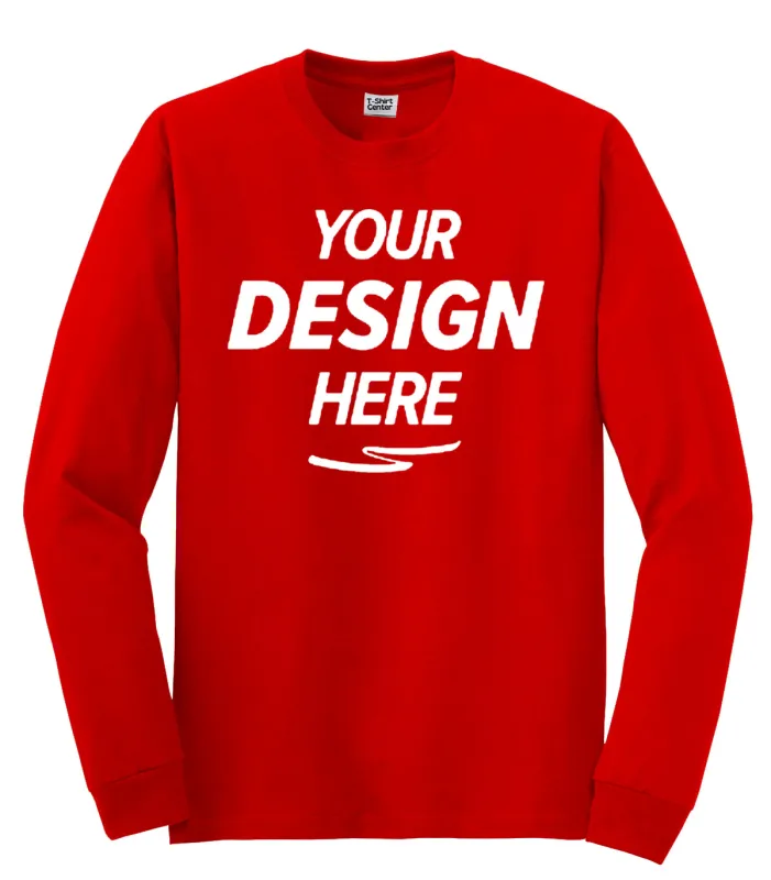 Custom Heavy Cotton Long Sleeves (50 pcs) sold by Tshirt Center