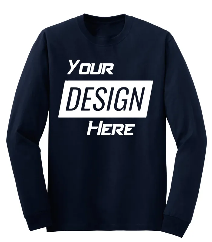 Custom Heavy Cotton Long Sleeves (100 pcs) sold by Tshirt Center