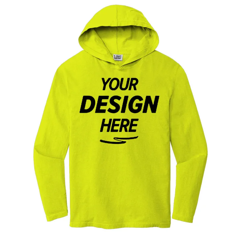 Custom Dri Fit Hooded Long Sleeve (25 pcs) sold by Tshirt Center