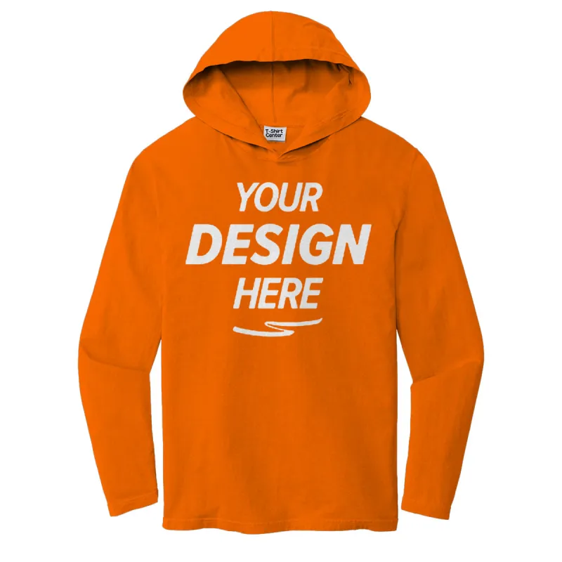 Custom Dri Fit Hooded Long Sleeve (50 pcs) sold by Tshirt Center