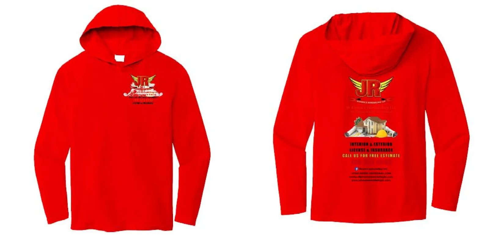 100 Dri Fit  Hooded Long Sleeve ($1099) + Free shipping sold by Tshirt Center