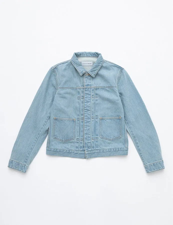 The Emerald Denim Jacket Solid 7year sold by Tu es mon TRESOR