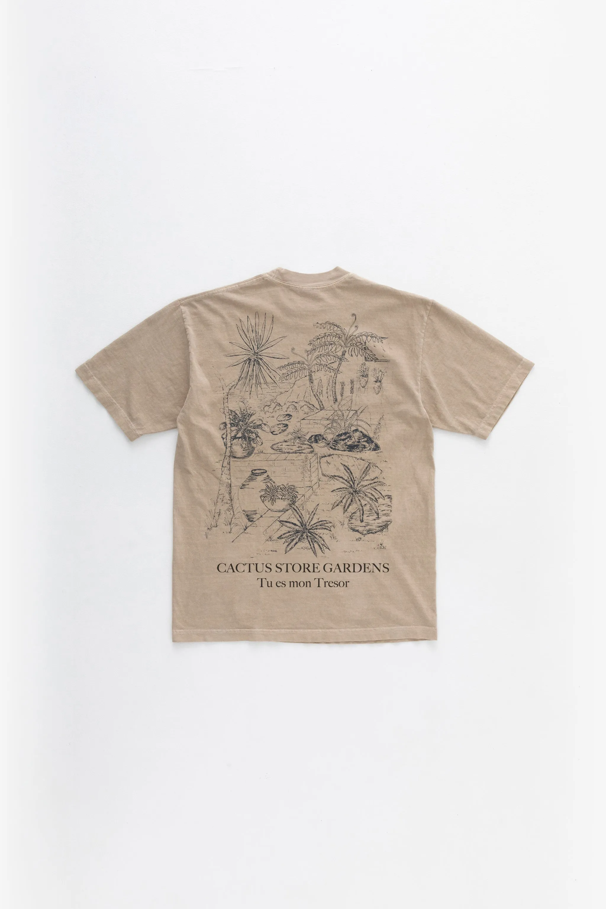 Cactus Store Drawing T-shirt Beige sold by Tu es mon TRESOR product image thumbnail 2