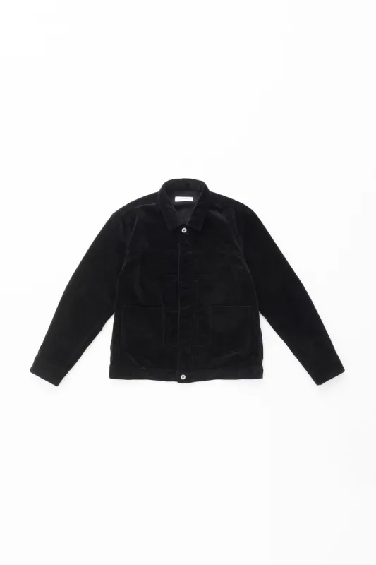 The Emerald Corduroy Jacket Black sold by Tu es mon TRESOR