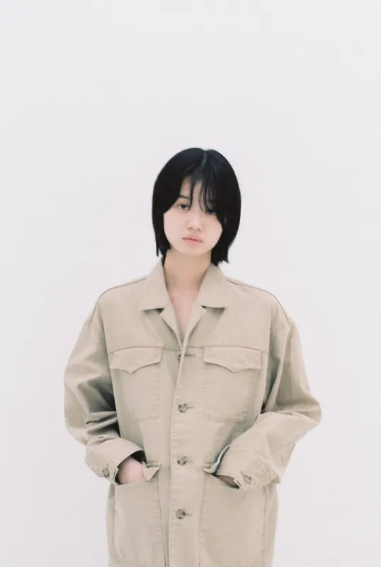 Safari Jacket Beige made by Tu es mon TRESOR