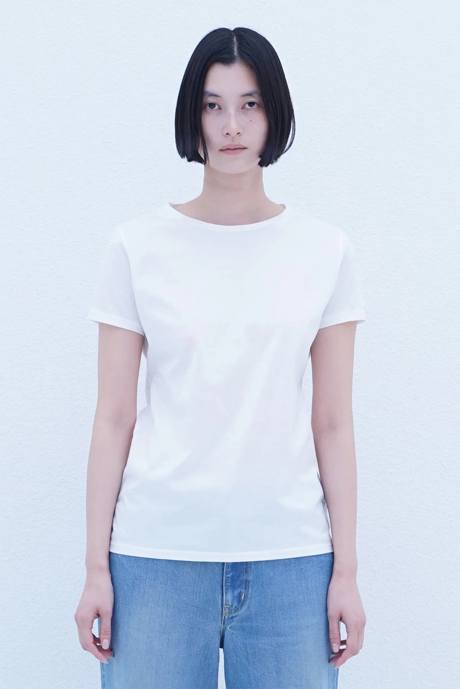 Slim T-shirt White sold by Tu es mon TRESOR product image thumbnail 2