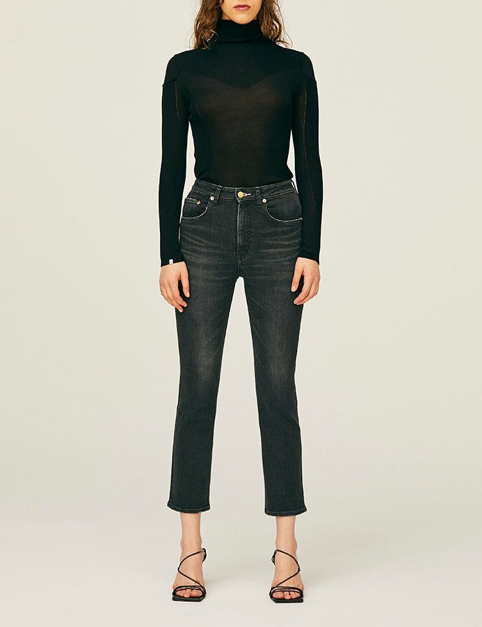 The Rose Quartz Jean〈Stretch〉Black 1year sold by Tu es mon TRESOR product image thumbnail 2