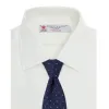 Cream Herringbone Superfine Cotton Shirt with T&A Collar and Double Cuffs sold by Turnbull & Asser