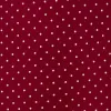 Burgundy and White Small Spot Printed Silk Tie sold by Turnbull & Asser