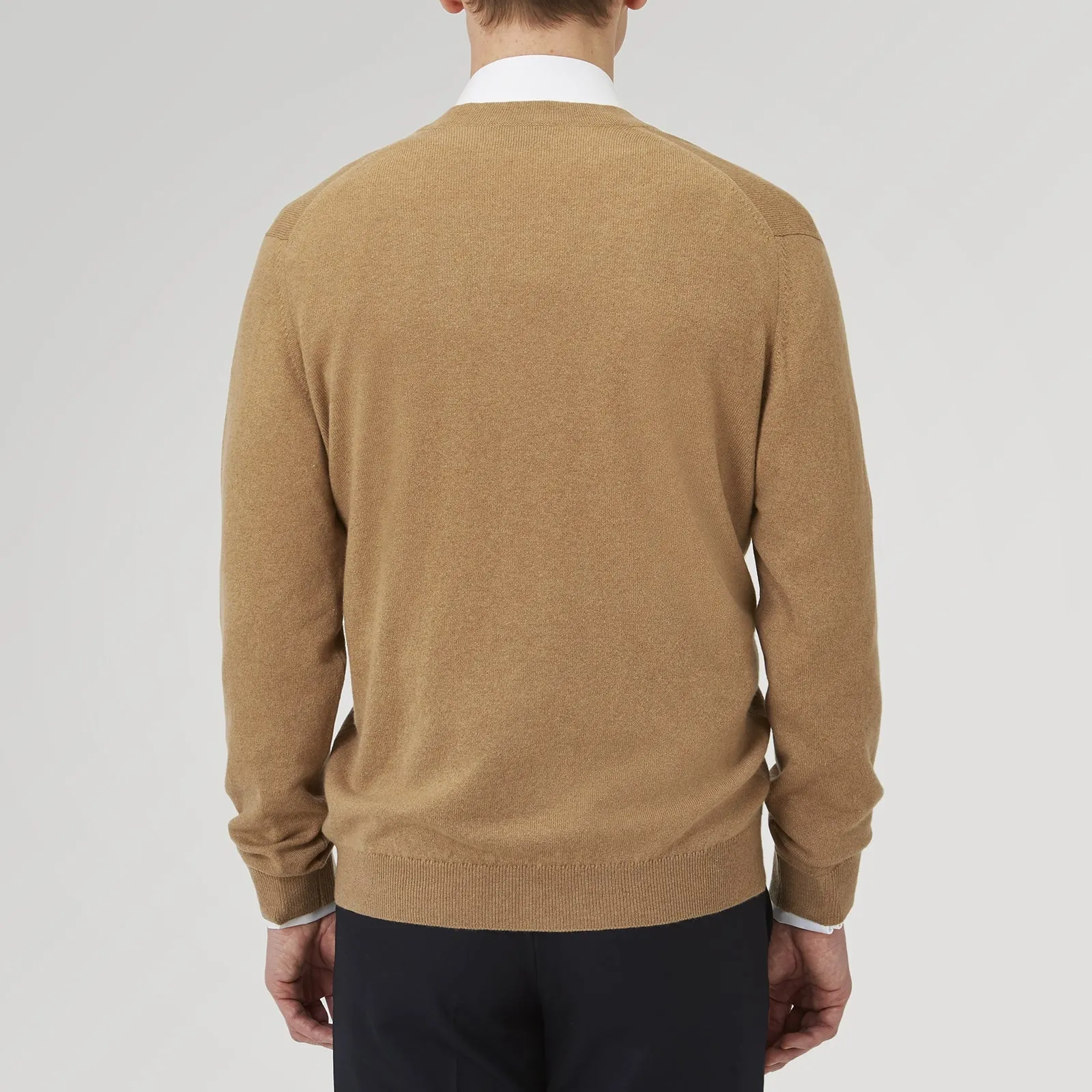 Natural Cashmere Cardigan sold by Turnbull & Asser product image thumbnail 3