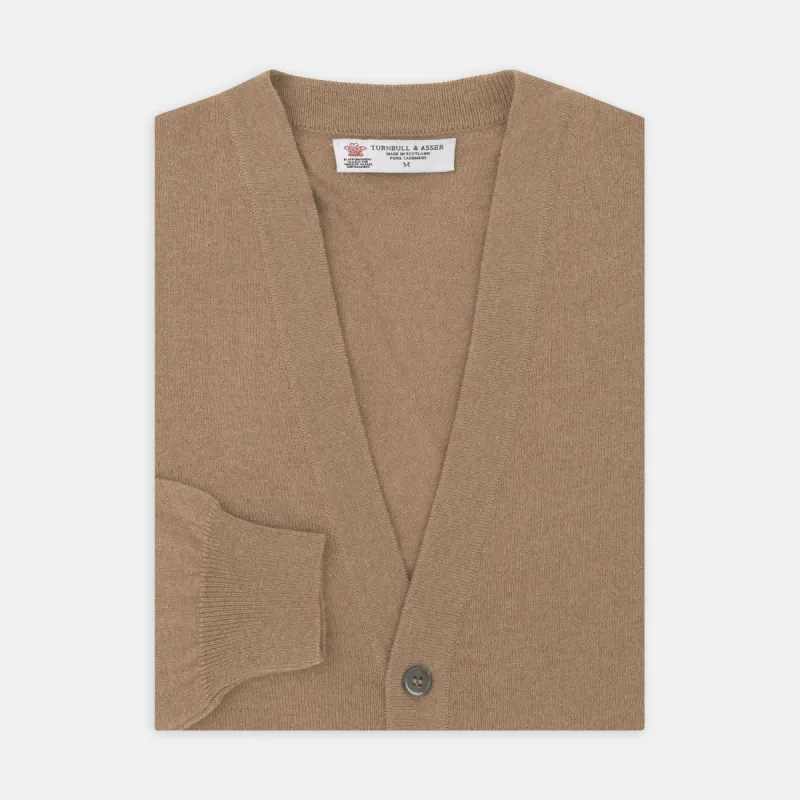 Natural Cashmere Cardigan sold by Turnbull & Asser