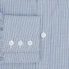 Pale Blue Micro Graph Check Mayfair Shirt sold by Turnbull & Asser