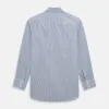 Pale Blue Micro Graph Check Mayfair Shirt sold by Turnbull & Asser