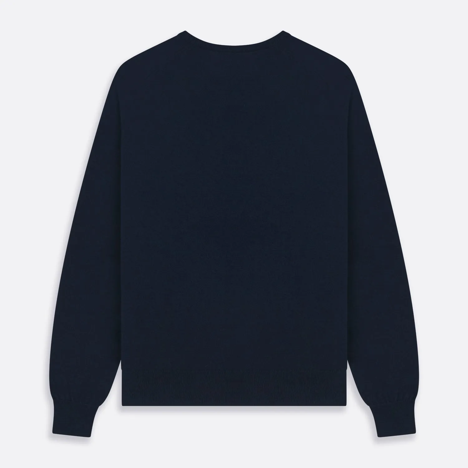 Navy V-Neck Cashmere Jumper sold by Turnbull & Asser product image thumbnail 4