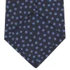 Navy and Blue Paint Spot Silk Tie sold by Turnbull & Asser