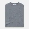 Flannel Grey Crew Neck Cashmere Jumper sold by Turnbull & Asser