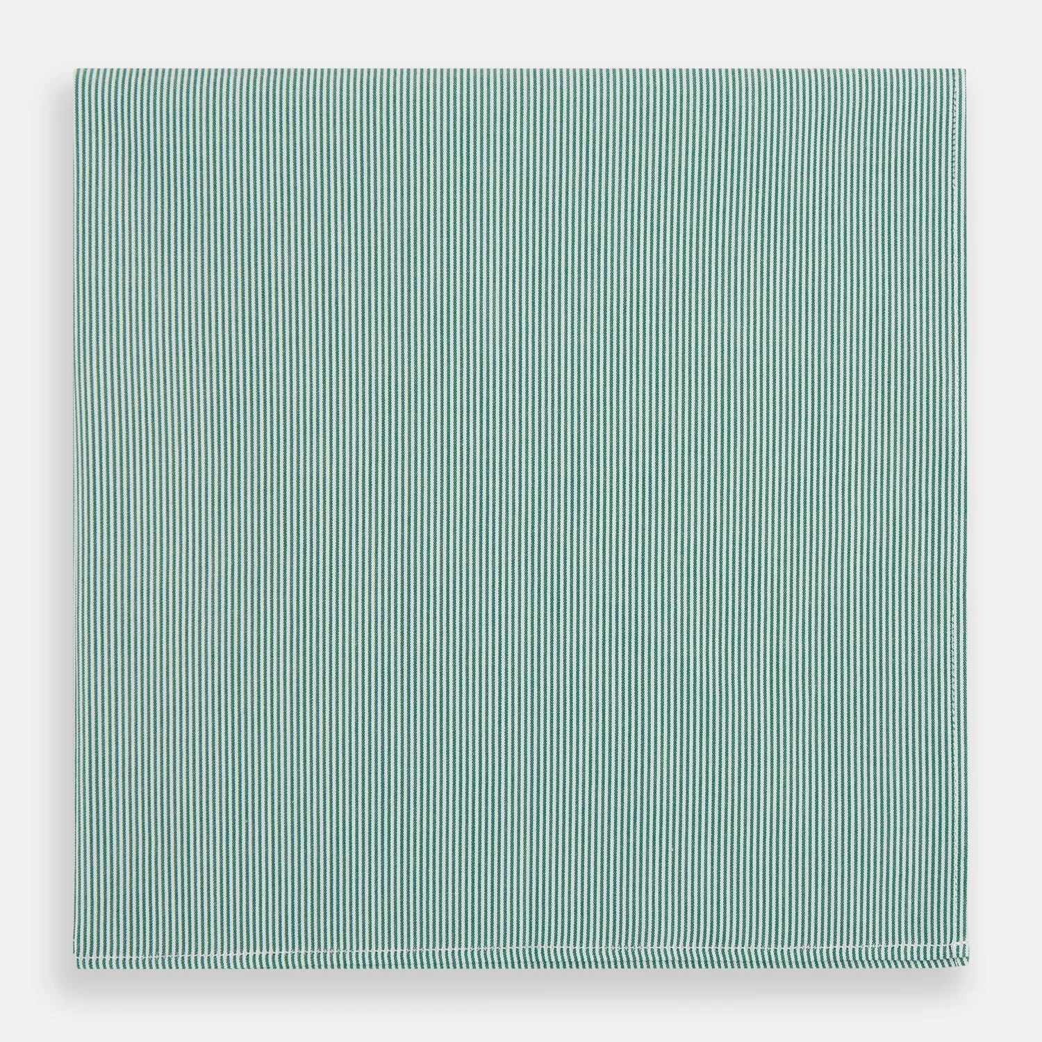 Green Pencil Stripe Handkerchief sold by Turnbull & Asser