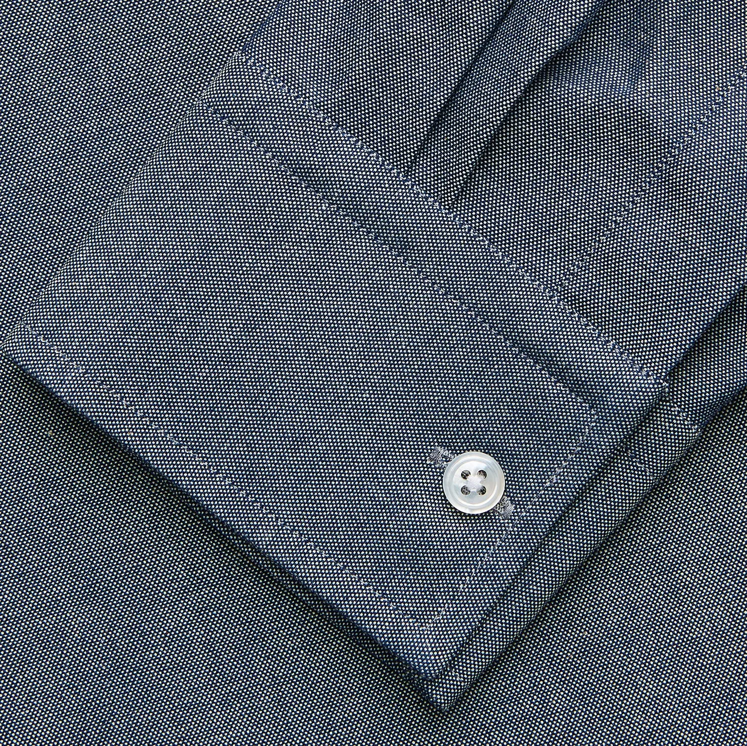 Plain Blue Oxford Cotton Weekend Fit Blake Shirt sold by Turnbull & Asser product image thumbnail 3