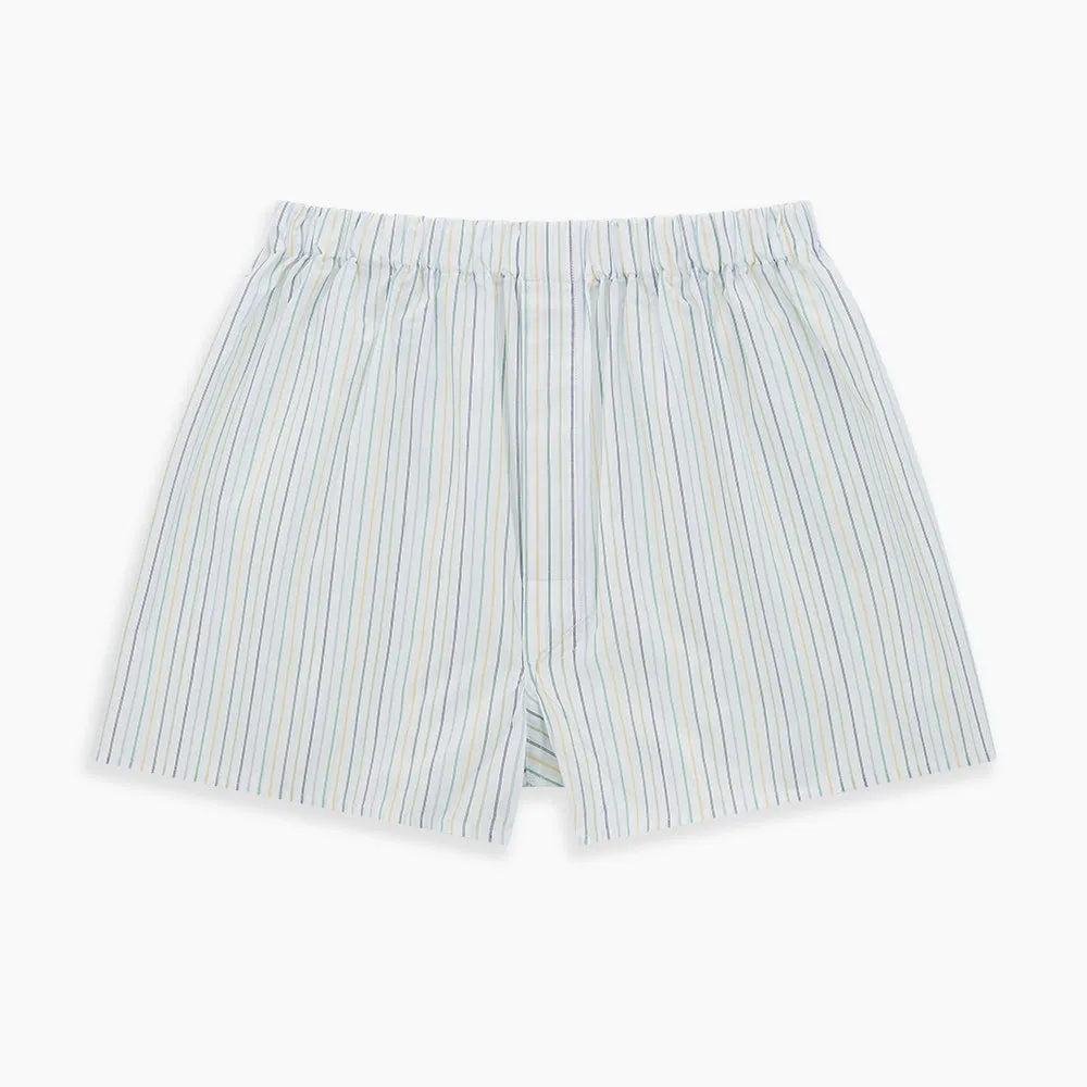 Multicoloured Stripe Godfrey Boxer Shorts sold by Turnbull & Asser product image thumbnail 3