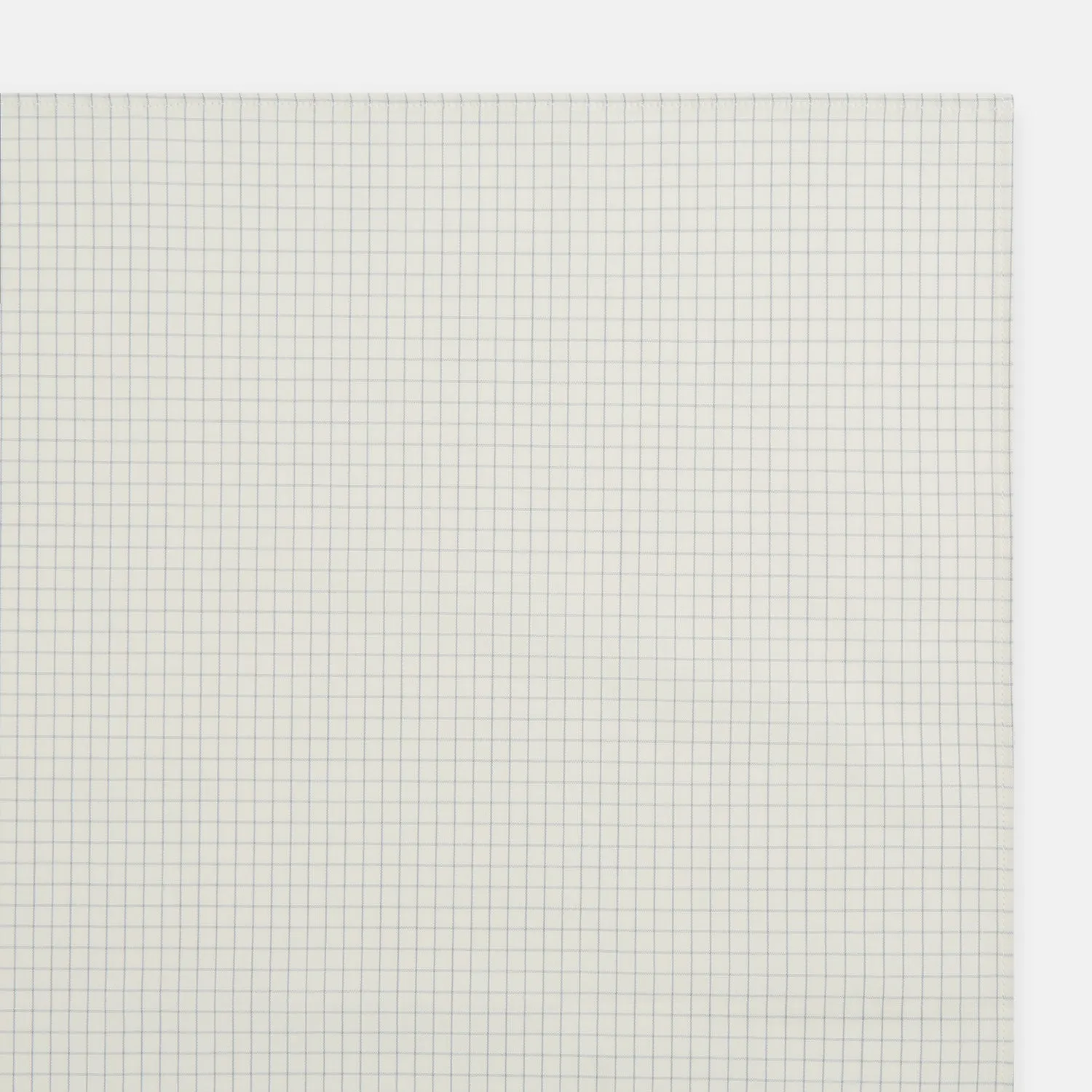 Pale Blue Graph Check Handkerchief sold by Turnbull & Asser product image thumbnail 2