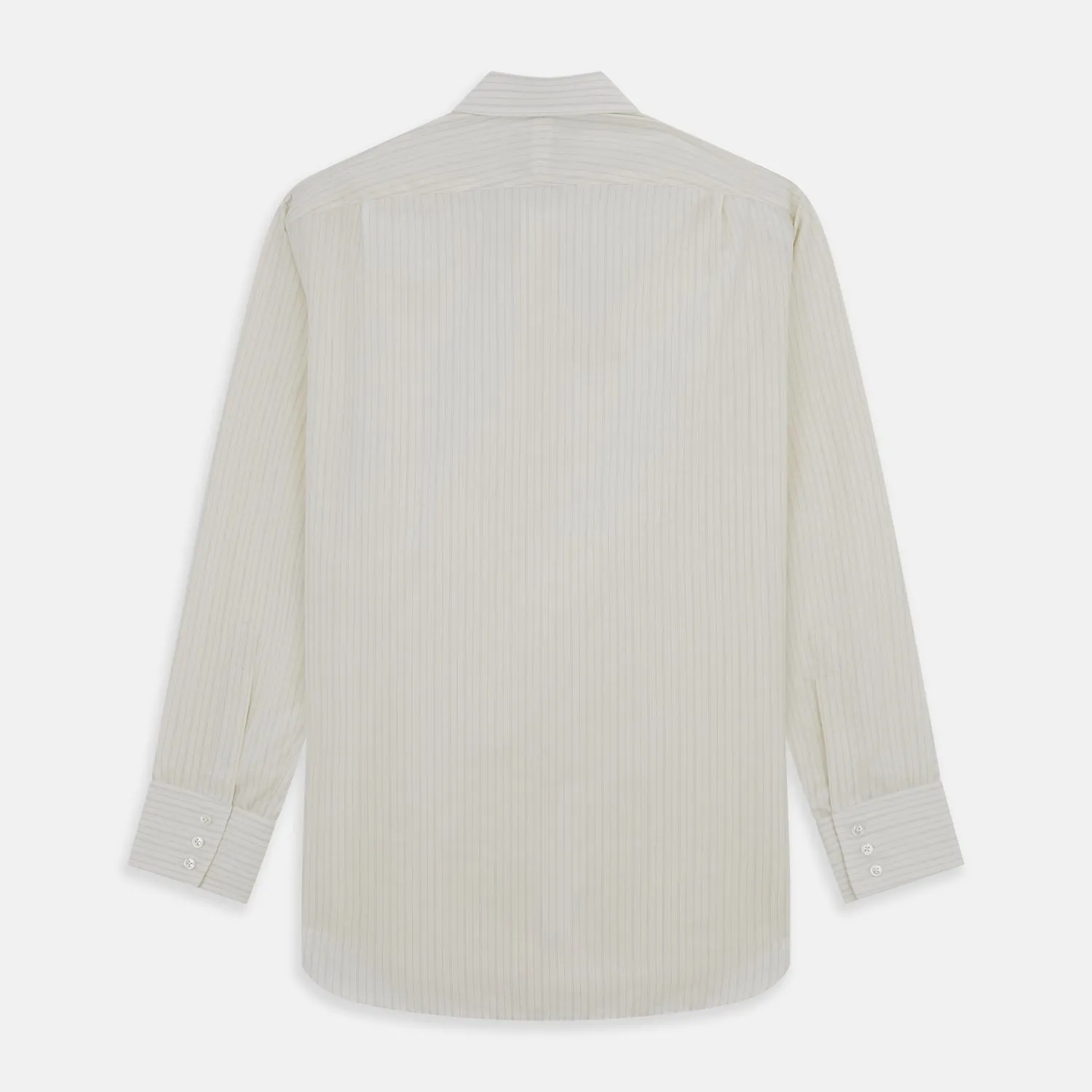 Pale Blue Fine Track Stripe Mayfair Shirt sold by Turnbull & Asser product image thumbnail 5