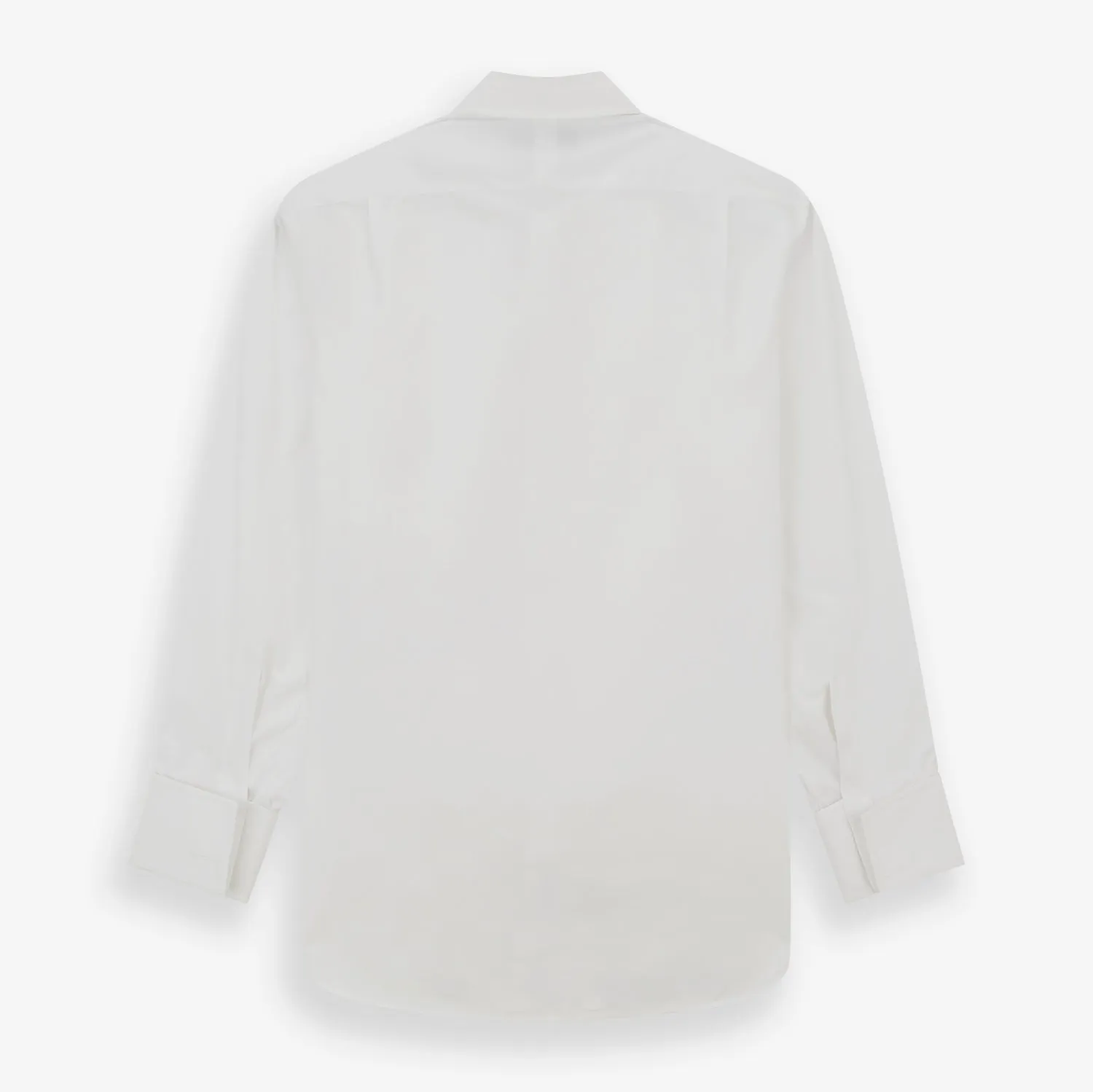 White Pleated Cotton Dress Shirt with T&A Collar and Double Cuffs sold by Turnbull & Asser product image thumbnail 5
