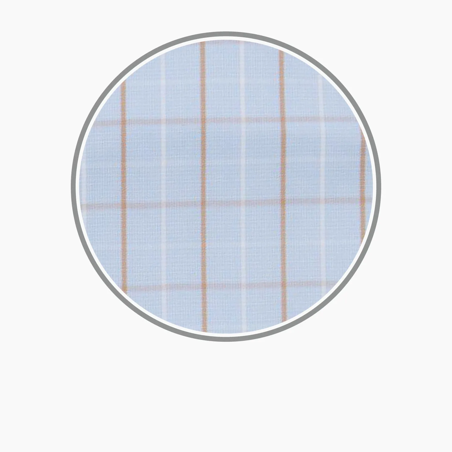 Beige Graph Check Cotton Fabric sold by Turnbull & Asser product image thumbnail 3