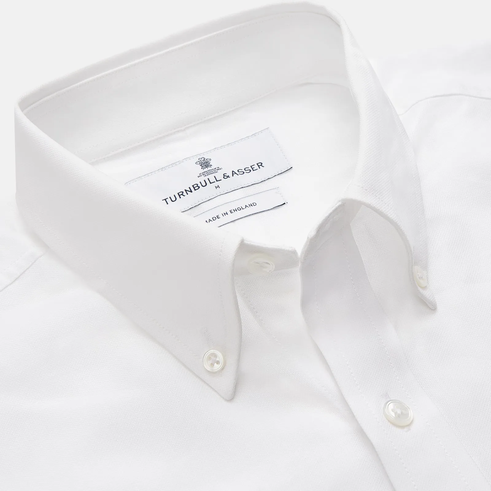 White Cotton Voile Weekend Fit Nevis Shirt sold by Turnbull & Asser product image thumbnail 2