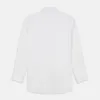 White Cotton Voile Weekend Fit Nevis Shirt sold by Turnbull & Asser