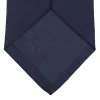Slim Navy Twill Silk Tie sold by Turnbull & Asser