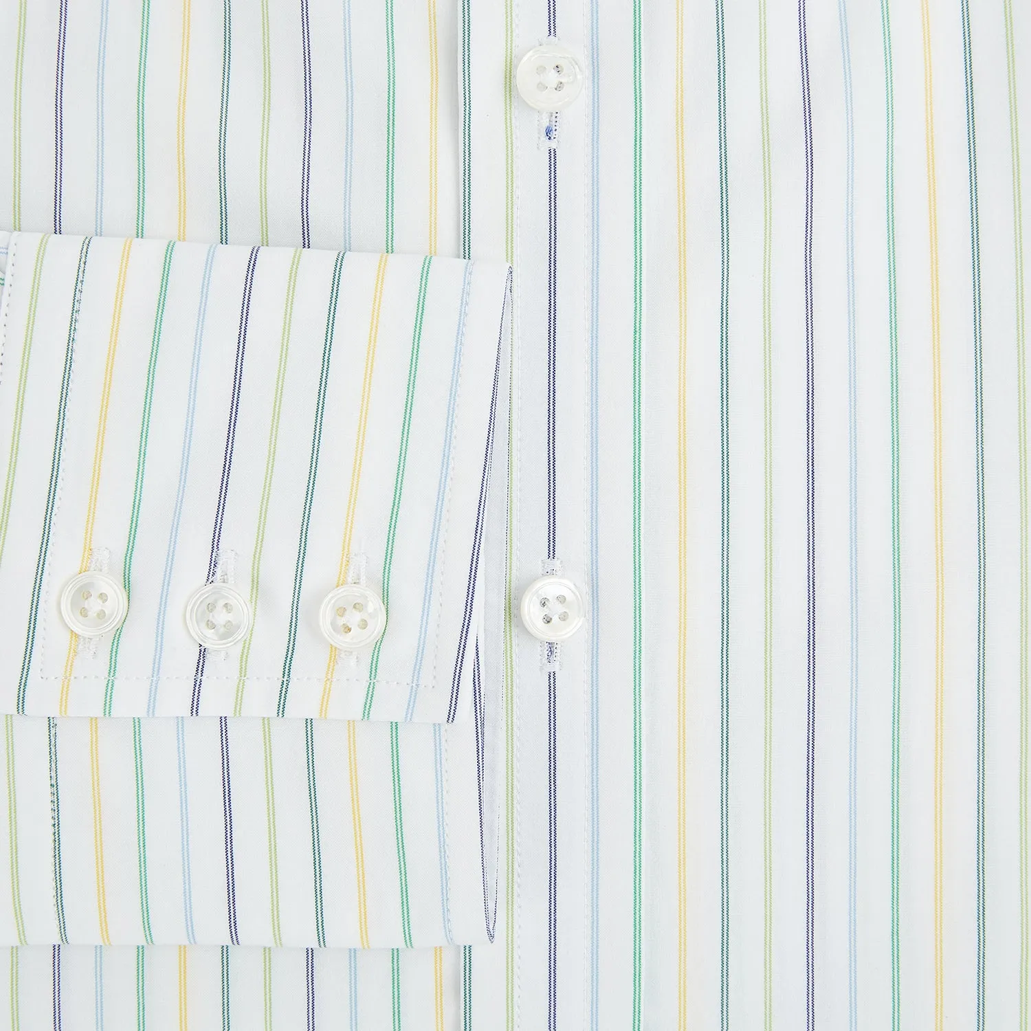 Multi Tone Double Pinstripe Mayfair Shirt sold by Turnbull & Asser product image thumbnail 4