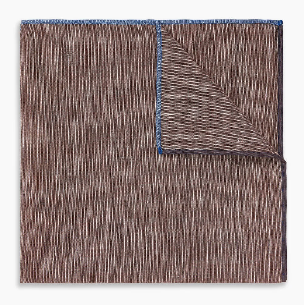 Burgundy Cotton-Blend Handkerchief sold by Turnbull & Asser product image thumbnail 5