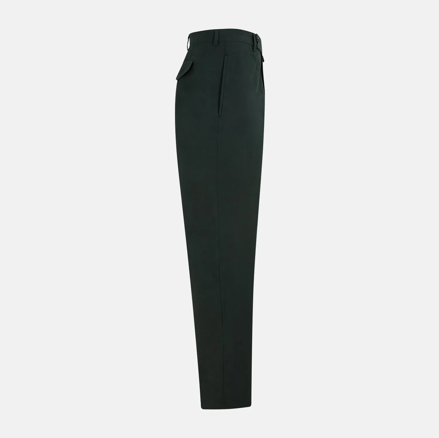Hunter Green Winston Trousers sold by Turnbull & Asser product image thumbnail 4
