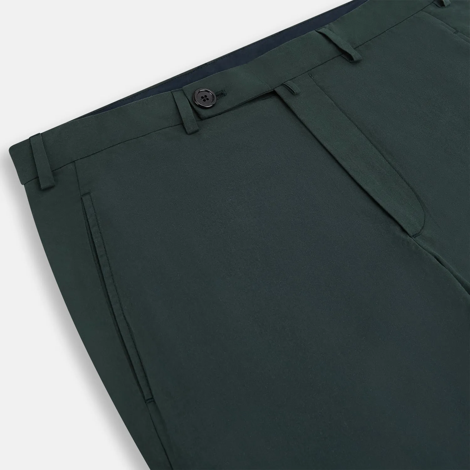 Hunter Green Winston Trousers sold by Turnbull & Asser product image thumbnail 2