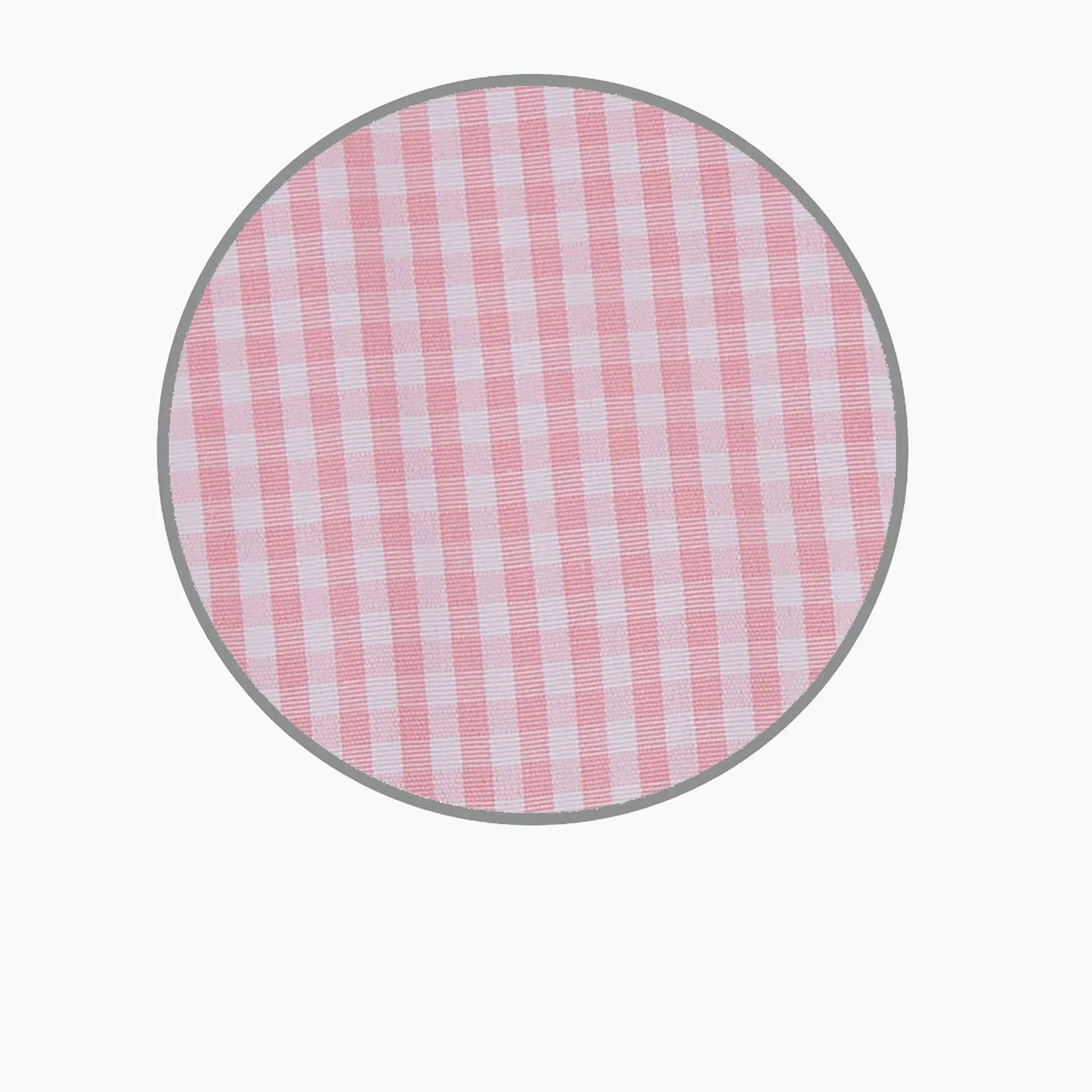 Light Pink Gingham Check Cotton Fabric sold by Turnbull & Asser product image thumbnail 3