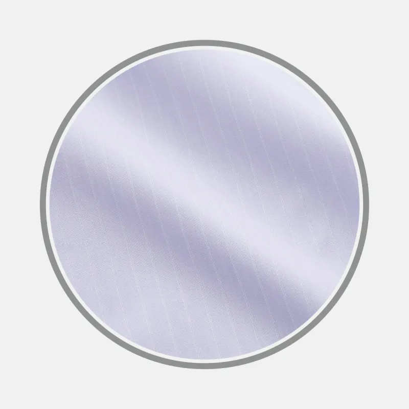 Soft Lilac Stripe Cotton Fabric sold by Turnbull & Asser
