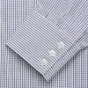 Navy Check Cotton Regular Fit Mayfair Shirt sold by Turnbull & Asser