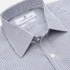 Navy Check Cotton Regular Fit Mayfair Shirt sold by Turnbull & Asser