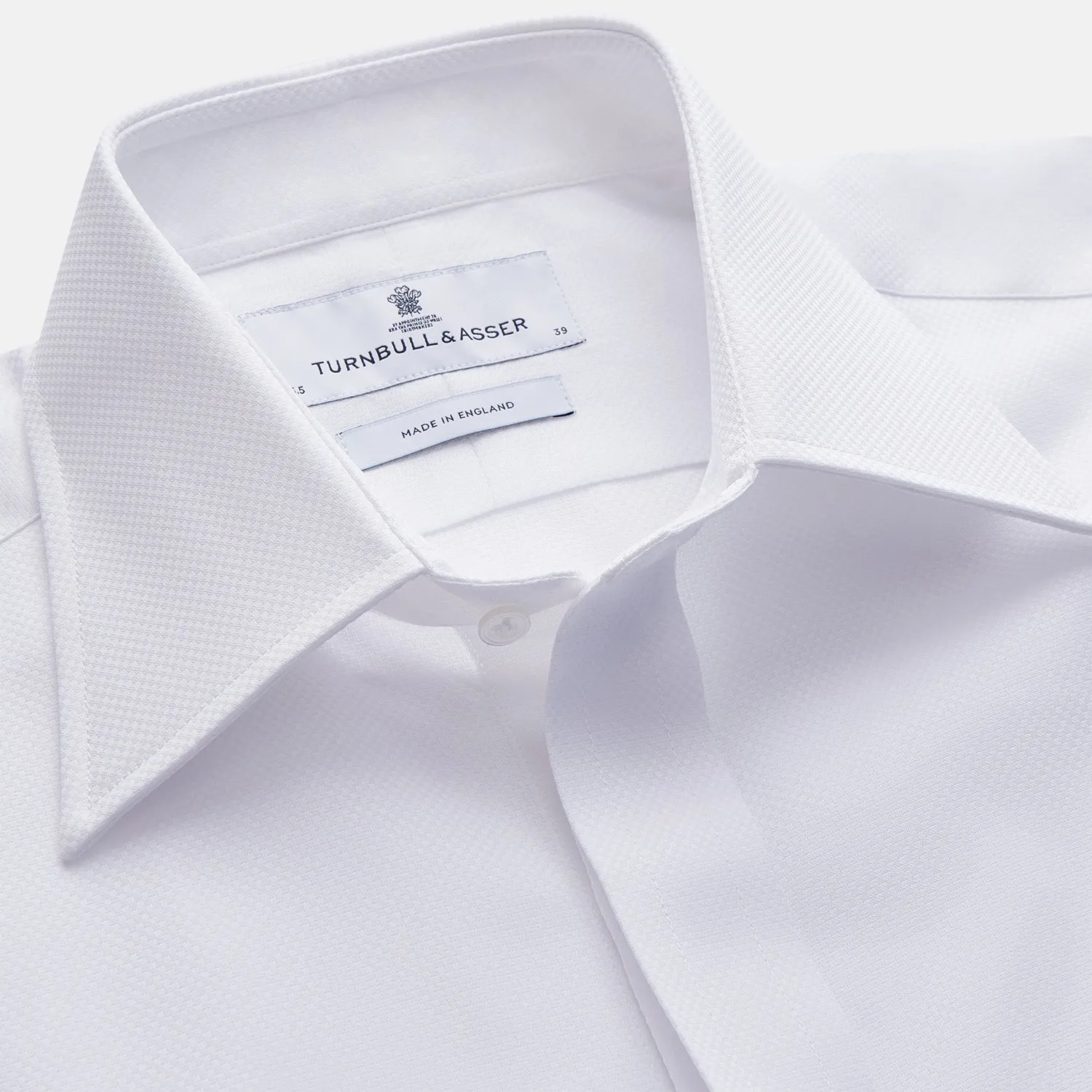 White Tailored Fit Dress Shirt sold by Turnbull & Asser product image thumbnail 2